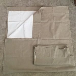 Pair of Heavy Lined Drapes Curtains